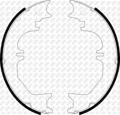 Brake Shoe Set, parking brake (FN8905)
