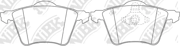 Brake Pad Set, disc brake (PN0340)