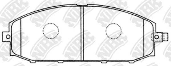 Brake Pad Set, disc brake (PN2413)