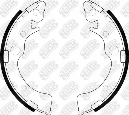 Brake Shoe Set (FN5527)