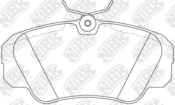 Brake Pad Set, disc brake (PN0022)