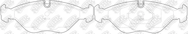 Brake Pad Set, disc brake (PN0279)