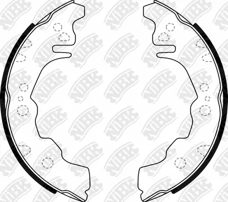 Brake Shoe Set (FN2397)