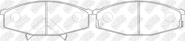 Brake Pad Set, disc brake (PN2383)
