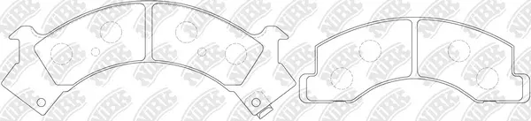 Brake Pad Set, disc brake (PN4288)