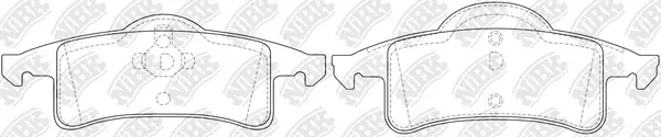 Brake Pad Set, disc brake (PN0425)