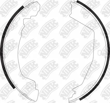 Brake Shoe Set, parking brake (FN0594)
