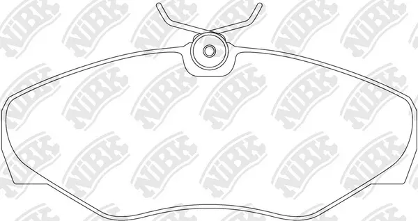 Brake Pad Set, disc brake (PN0198)