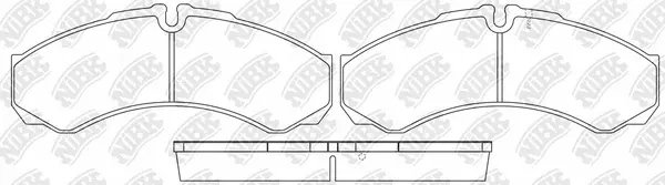 Brake Pad Set, disc brake (PN0073)