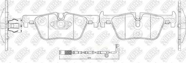 Brake Pad Set, disc brake (PN32002W)