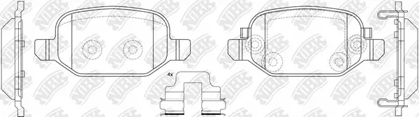 Brake Pad Set, disc brake (PN41002)