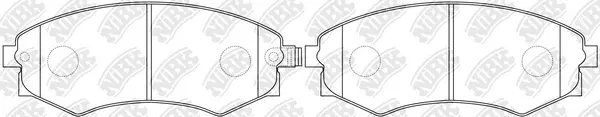 Brake Pad Set, disc brake (PN2245)