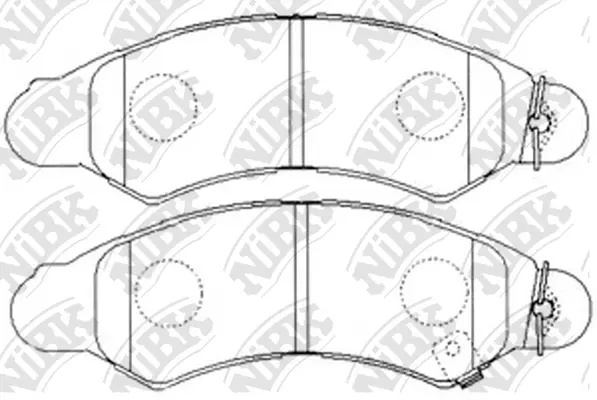Brake Pad Set, disc brake (PN7477)