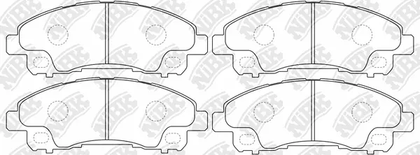 Brake Pad Set, disc brake (PN3812)