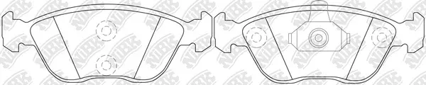 Brake Pad Set, disc brake (PN0020)