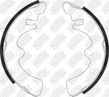 Brake Shoe Set (FN1149)