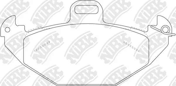 Brake Pad Set, disc brake (PN0114)