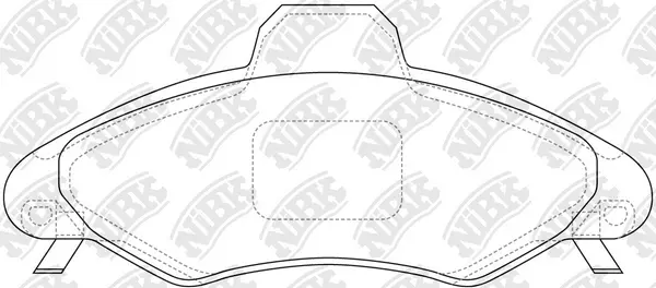 Brake Pad Set, disc brake (PN0402)