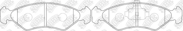 Brake Pad Set, disc brake (PN5106)