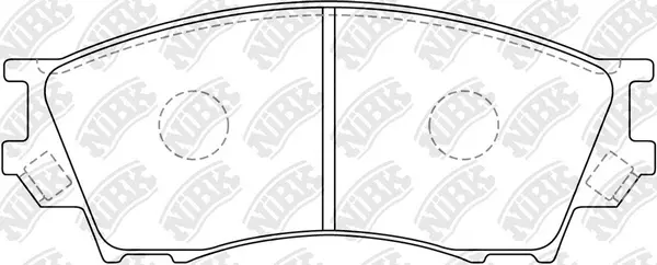 Brake Pad Set, disc brake (PN5334)
