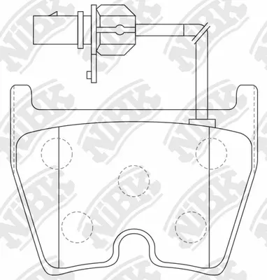 Brake Pad Set, disc brake (PN0432)