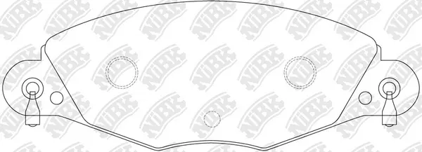 Brake Pad Set, disc brake (PN0184)