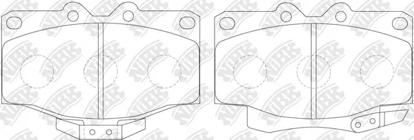 Brake Pad Set, disc brake (PN1350)