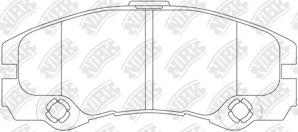 Brake Pad Set, disc brake (PN0161)