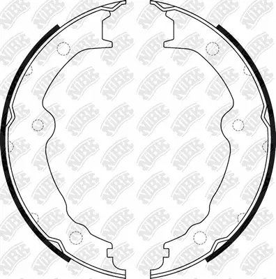 Brake Shoe Set, parking brake (FN0699)