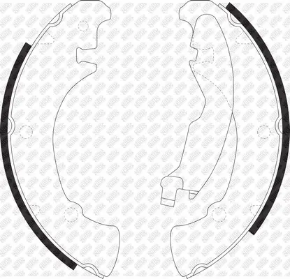 Brake Shoe Set (FN0593)