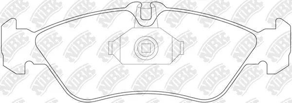 Brake Pad Set, disc brake (PN0169)