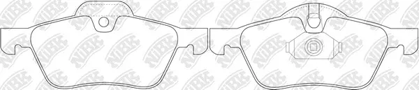 Brake Pad Set, disc brake (PN0186)