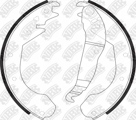 Brake Shoe Set (FN0508)