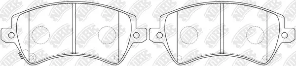 Brake Pad Set, disc brake (PN1224)