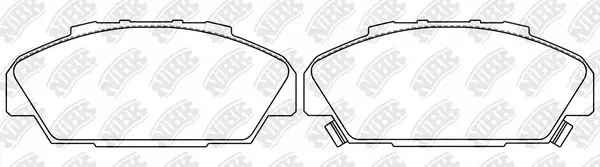 Brake Pad Set, disc brake (PN8814)