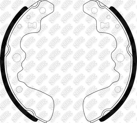 Brake Shoe Set (FN9933)