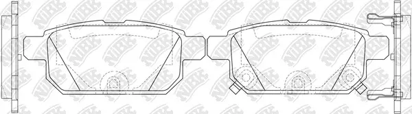 Brake Pad Set, disc brake (PN9808)