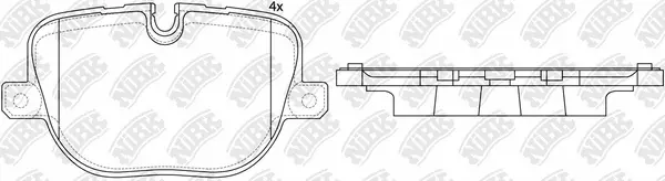 Brake Pad Set, disc brake (PN0566)