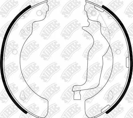 Brake Shoe Set (FN5538)