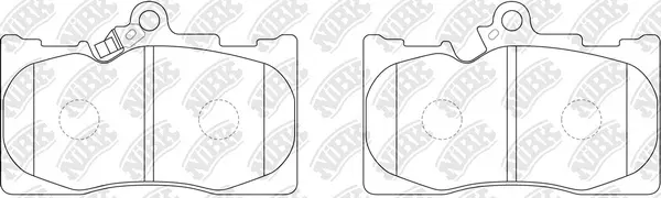 Brake Pad Set, disc brake (PN1547)