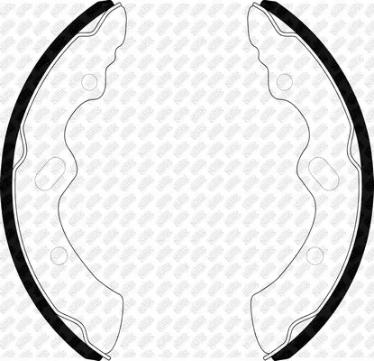 Brake Shoe Set (FN6722)