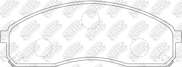 Brake Pad Set, disc brake (PN0671)