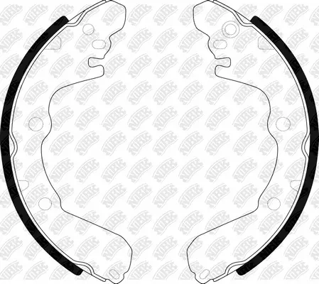 Brake Shoe Set (FN6687)