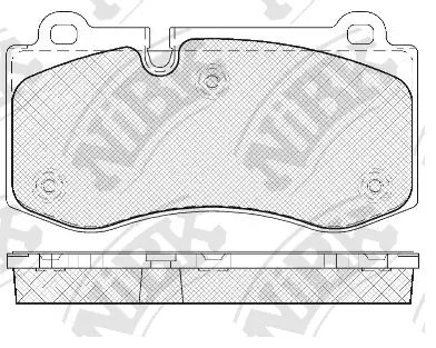 Brake Pad Set, disc brake (PN0453)