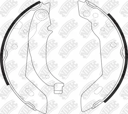 Brake Shoe Set (FN0512)