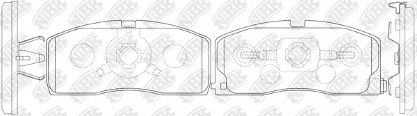 Brake Pad Set, disc brake (PN0725)