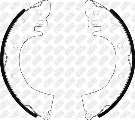 Brake Shoe Set (FN6636)