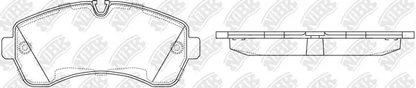 Brake Pad Set, disc brake (PN0036)