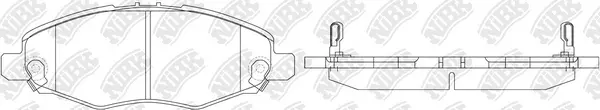 Brake Pad Set, disc brake (PN1831)
