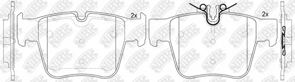 Brake Pad Set, disc brake (PN0746)